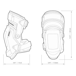 Toughbuilt Rodilleras De Trabajo Resistente Para Construcción Ajustable