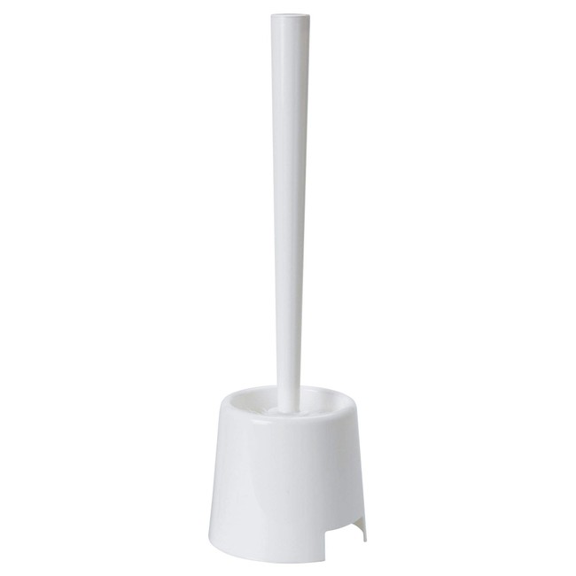 IKEA.. 201.595.22 Bolmen Toilet Brush/Holder, White