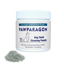 Dog Teeth Cleaning Powder - Targets Tartar & Reduces Plaque & Bad Breath, Dog Dental Powder - Teeth Cleaning Made Easy Eliminate, Dog Dental Care - Formulated for Small Dogs PP035