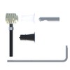 Fischer 9 B, WB 9B, Concealed Toilet and Bidet Fixing