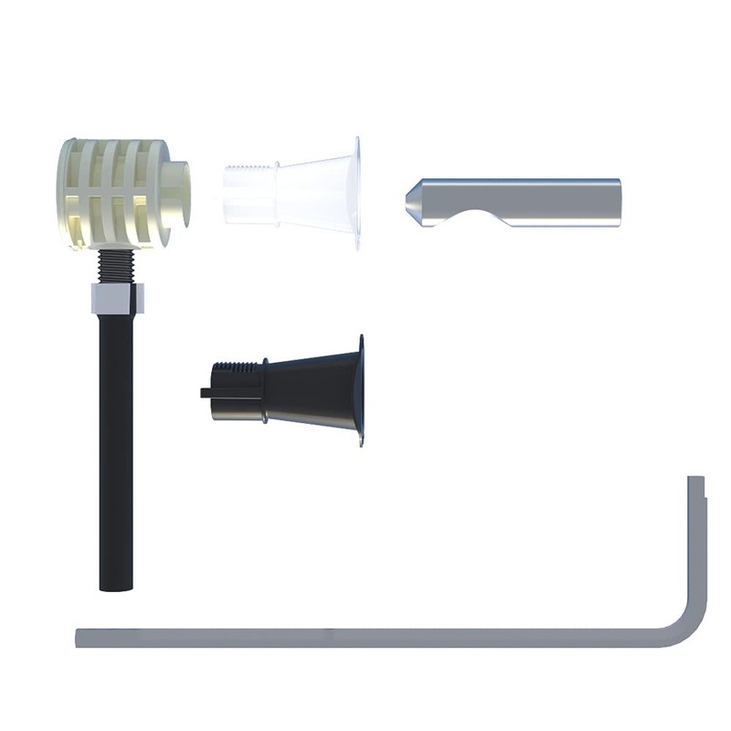 Fischer 9 B, WB 9B, Concealed Toilet and Bidet Fixing