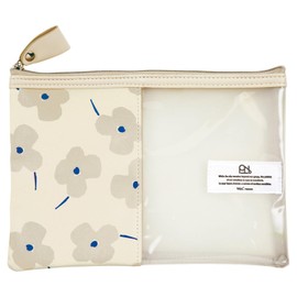 [2025] Wpc. Patterns Clear Color Flat Pouch Merry Flower Off W149-372-204