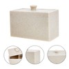 LIFKOME Cotton Swab and Pad Storage Organizer Compartment Makeup Accessory