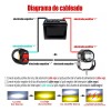 Par De Faros Auxiliares Moto 60w Led Amarillo Y Blanco