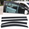 LLPTA 4pcs JDM Window Visors Compatible with 11-19 Sienna Smoke