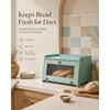 TIRYIUOU Bread Box for Kitchen Countertop: Large Capacity Farmhouse Bread