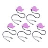 5Pcs Chew Necklace Food Grade Silicone Chewing Pendant for Toddlers