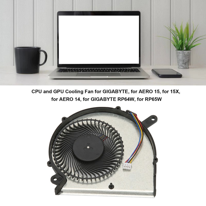 Laptop Cooling Fan 4 Pin Computer Accessories for GIGABYTE for
