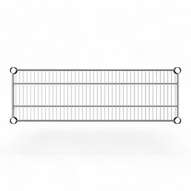 Mix.Home 14" W x 36" L Chrome Wire Shelf. Heavy-Duty Adjustable Storage Rack, Commercial-Grade Shelving Unit for Kitchen, Garage, or Warehouse, Open Wire Design for Airflow, Durable and Versatile