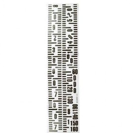 Children's Growth Chart Wall Sticker Height Chart Sheet 4ea