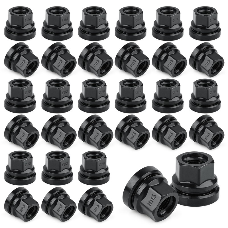 Set of 32 Wheel Lug Nuts Replacement for Ford F250