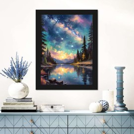 GemZono Diamond Art Kits for Adults,DIY Starry Sky Diamond Painting Kits for Adults Beginners,5D Full Drill Diamond Dots with Diamond Gem Art and Crafts for Home Wall Decor 12x16inch