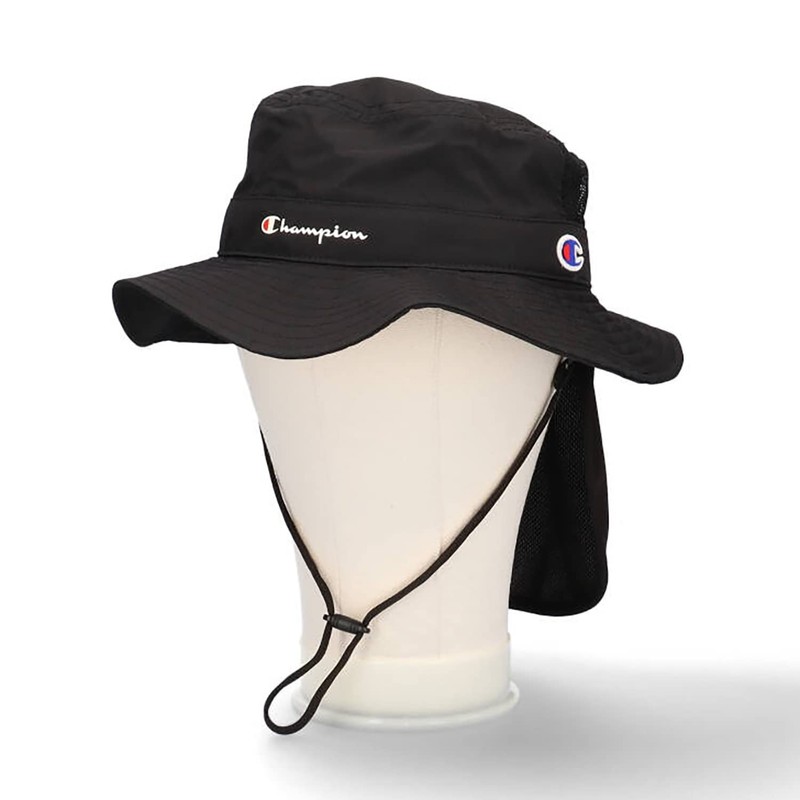 Champion Kid's Sunshade Hat with Sun Shade Sauce, Black