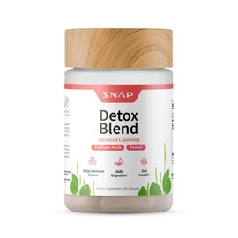 Snap Supplements Detox Cleanse Capsules - Advanced Blend for Full Body Detox & Cleanse, Flush Out Toxins, Improve Digestion & Gut Health, Cleanse and Detox, Licorice & Ginger Root (60 Capsules)