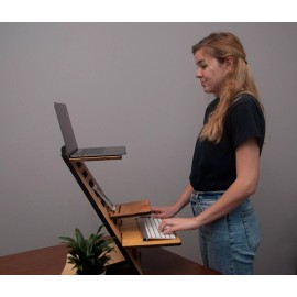 UNHO Adjustable standing laptop desk stand, Made in USA