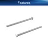 Yinpecly M8 Hex Bolt M8-1.25 x 130mm UNC Hex Head