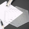 Yetaha Hexagon Ruler, Sewing Patchwork Template Handmade Drawing Tools for