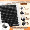 Lash Clusters, Thick 200D Volume Eyelash Clusters 10-18mm, Soft Lightweight