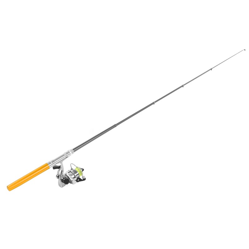Portable Mini Pen Shape Fishing Rod Pole Pocket Retractable Fishing