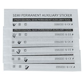 Professional Semi Permanent Auxiliary Sticker, Tattoo Artists Clients Eyebrow Shape Quality Material Tattoo Eyebrow Stickers Made of Plastic, Meet The Needs of Eyebrows