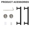 30 cm Bath Towel Bar, Stainless Steel Matte Black Towel
