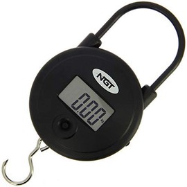DNA New NGT Carp Coarse Fishing Digital 55lb / 25kg Weighing Scales with Hook and Green Storage Pouch