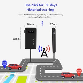 Likorlove -Vehicle Car GPS Tracker Tracking Device Mini GSM GPRS SMS Locator Global Real Time for Car Auto Vehicle Motorcycle Taxi (90mm x 45mm x 16mm)