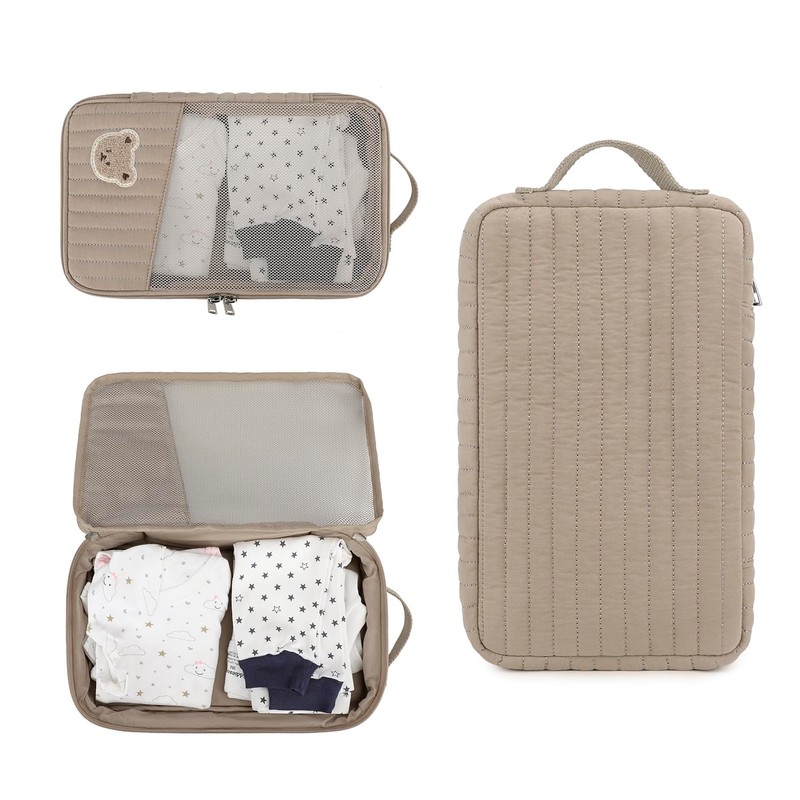 MOMIGO Baby Diaper Bag Organizer Pouches - 2 Pack Waterproof