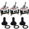 Twidec/3Pcs Heavy Duty Rocker One-Side Momentary Toggle Switch 16A 250V