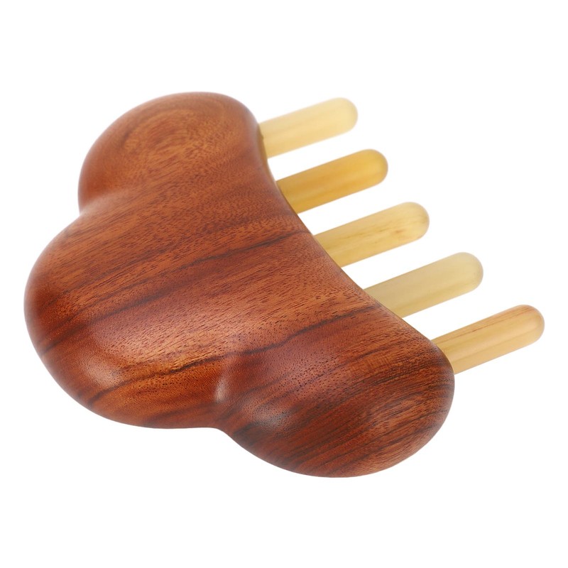 Rosewood Meridian Comb Wide Comb Teeth Reduce Stress Wooden Scalp