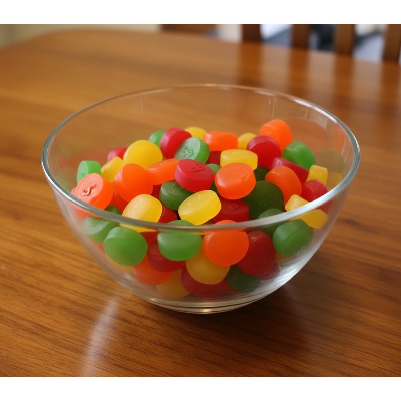Assorted Gummy Juju Coins - 2 lbs of Cherry Orange