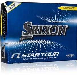 Srixon 2022 Q-Star Tour Yellow Monogram Golf Balls