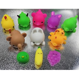 Ganjiang Giant Mochi Squishy 8 Pack Adorable Soft Squishy Animals Stress Relief Toy,Kids Party Favor