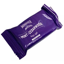 DSC 12x Wanderer Awakening Sulfate Free Mint & Cedarwood Soap Body Bar * Travel Size