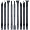 Pack of 9 Plastic Scrapers, Mini Plastic Scraper, 3 Shapes