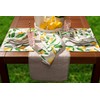 DII Lemon Bliss - Mesa para Exteriores, colección Resistente a