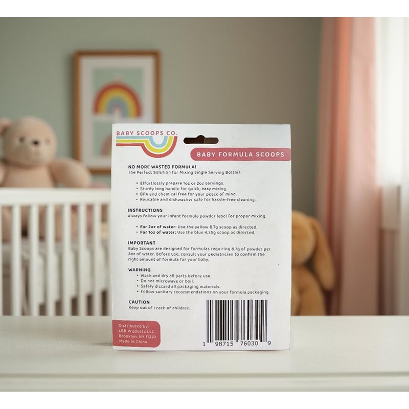 Baby Scoops Co. Infant Formula Measuring Scoop — Precise 1oz