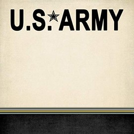 Scrapbook Customs 39415 Army Border Stripe 12 Inch x 12 Inch Double-Sided Scrapbook Paper - 1 Sheet