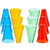 Rehabilitation Advantage Stacking Hand Replacement Cones, Set of 12, Multicolor