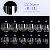 600pcs Uñas Postizas Nail Art Tips, Francesa Uñas Acrilicas Uñas