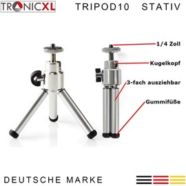 TronicXL TP10B 1/4 Inch 3/8 Tripod Construction Tripod for Laser Levelling Device Line Laser Cross Line Laser MESTEK BlueRidge Hanmatek Trotec Bosch Quigo Plus Home and Garden PLL 360 GALAX PRO
