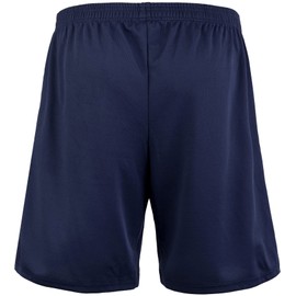 ToBeInStyle Pantalones cortos de malla con cordón interior para hombre, Ajuste cómodo, azul marino, XL