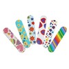 Pack of 20 Colorful Girly Mini Emery Board Nail Files Nail