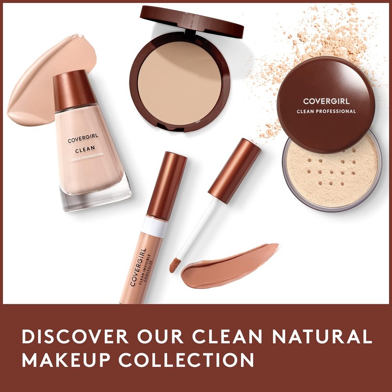 COVERGIRL Clean Makeup Foundation Classic Tan 160, 1 oz (packaging