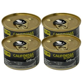 California Scents ambientador paquete de 4, y GOSO 4-Leaf Clover ambientador para coche, Ice