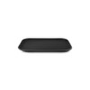 Tuffgrip Super Plastic Rubberized Anti-skid, Non-slip Food Tray, Retangular, 14 x 10/35 x 25cm, Black, 14x10/35x25cm