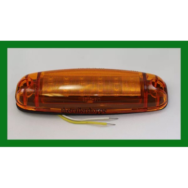 Kaper II Marker Clearance Surface Mount 12 Amber LED Light