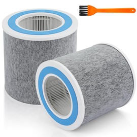 2 Pack Filter Replacement for Shark HP100 HP102 HP102PET - Clean Sense True HEPA Filters - Compare Part HE1FKPET HE1FKBAS HE1FKBASMB