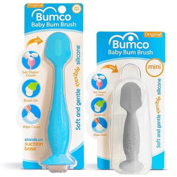 Bumco Baby Bum Brush + Mini Baby Diaper Cream Spatula