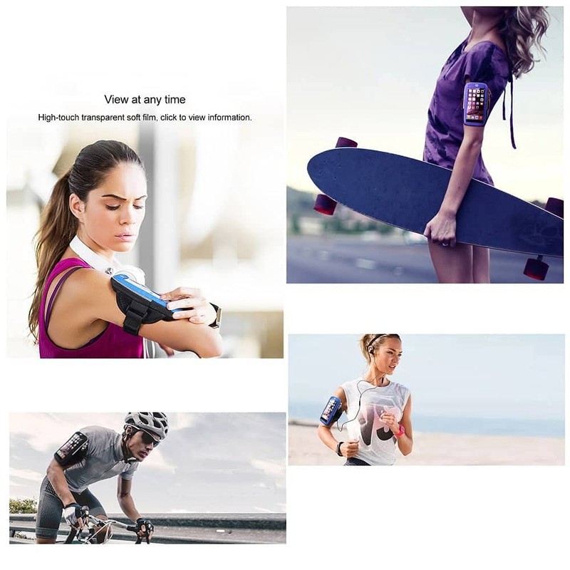 DFV mobile - Waterproof Reflective Armband Case with Touchscreen with